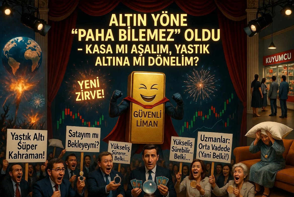 ALTIN FIYATLARI YENI ZIRVE KURESEL RISKLER YATIRIM BEKLENTISI EKONOMI YORUMU