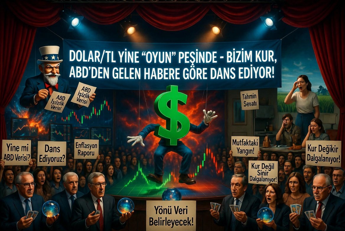 DOLAR TL DALGALANMA ABD VERILERI PIYASA BELIRSIZLIGI EKONOMI YORUMU