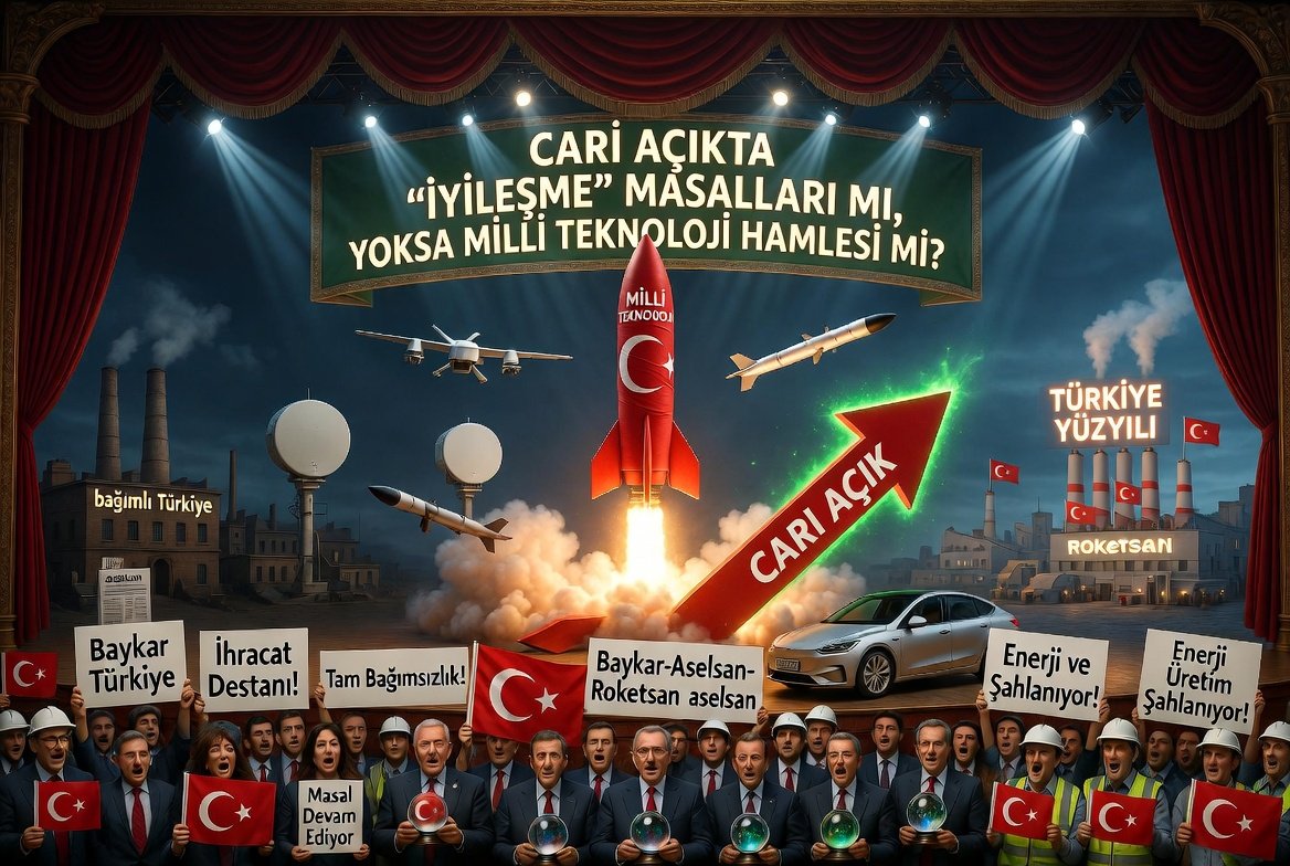 TURKIYE CARI ACIK IYILESME IHRACAT REKORU EKONOMIK BAGIMSIZLIK HEDEFI