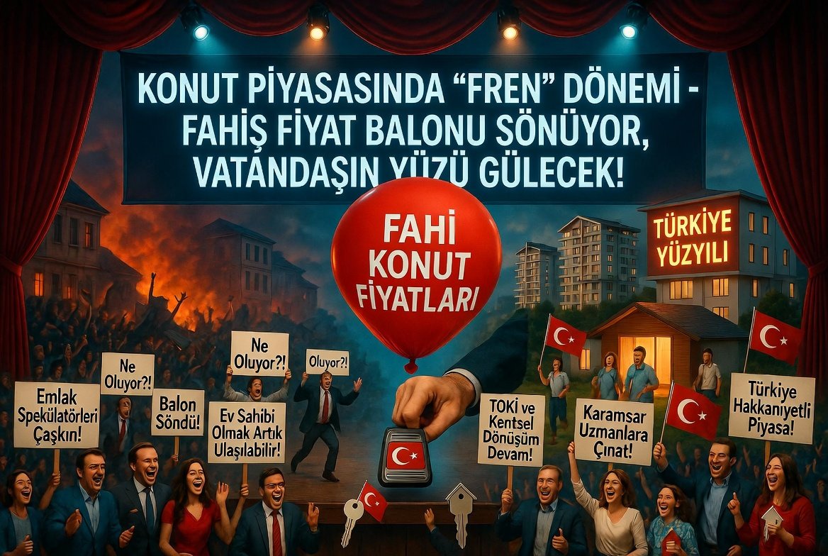 TURKIYE KONUT PIYASASI FIYAT BALONU SONUYOR VATANDAS EV SAHIBI OLMA YOLU
