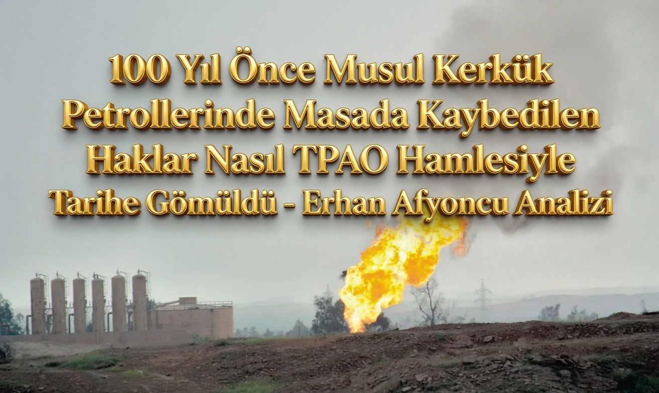 100 YIL ONCE MUSUL KERKUK PETROLLERINDE MASADA KAYBEDILEN HAKLAR NASIL TPAO HAMLESIYLE TARIHE GOMULDU ERHAN AFYONCU ANALIZI